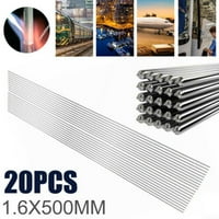 Free Shipping 1.6MM x 50CM 20x Easy Melt Aluminum Welding Rods Wire Brazing